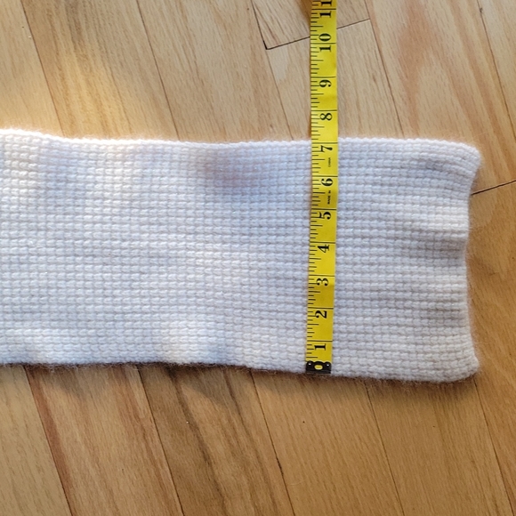 Coach wool, Cashmere, rabbit hair blend scarf - Picture 7 of 9